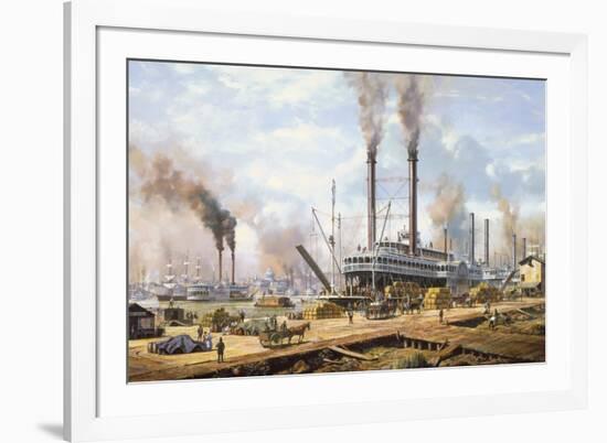 New Orleans-Roy Cross-Framed Giclee Print