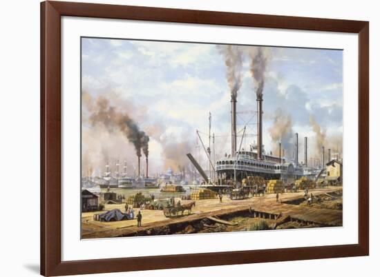 New Orleans-Roy Cross-Framed Giclee Print