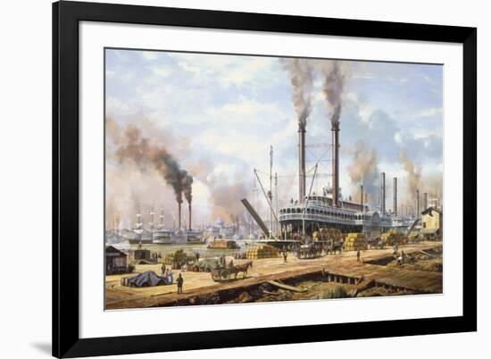 New Orleans-Roy Cross-Framed Giclee Print