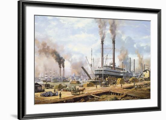 New Orleans-Roy Cross-Framed Giclee Print