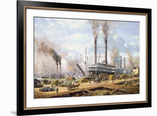 New Orleans-Roy Cross-Framed Giclee Print