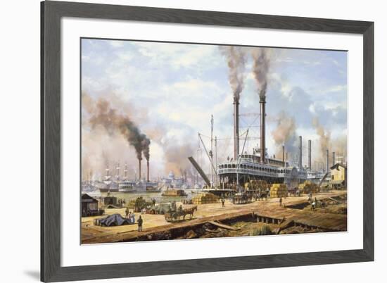 New Orleans-Roy Cross-Framed Giclee Print