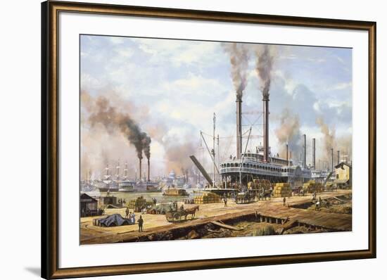 New Orleans-Roy Cross-Framed Giclee Print