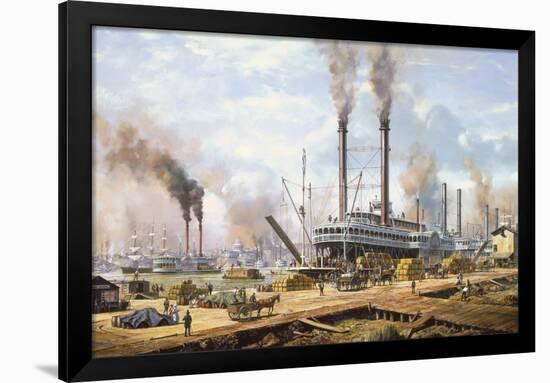 New Orleans-Roy Cross-Framed Giclee Print