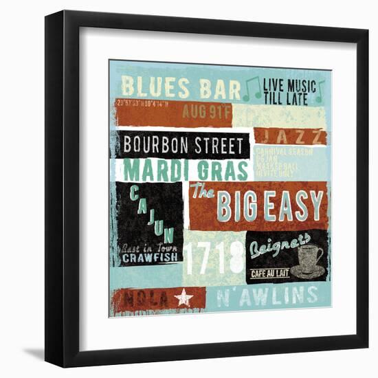 New Orleans-Tom Frazier-Framed Giclee Print