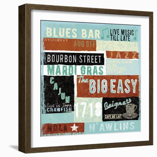 New Orleans-Tom Frazier-Framed Giclee Print