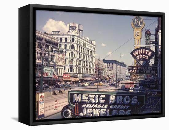 New Orleans-Walter Sanders-Framed Premier Image Canvas