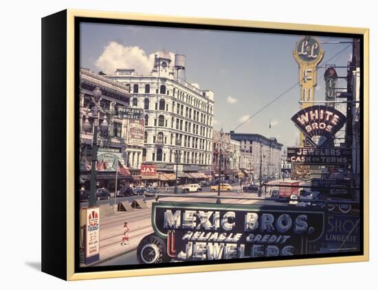 New Orleans-Walter Sanders-Framed Premier Image Canvas