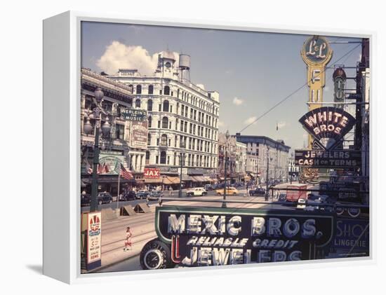 New Orleans-Walter Sanders-Framed Premier Image Canvas