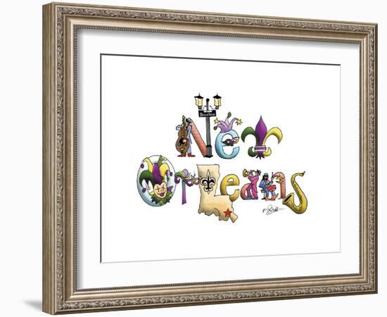 New Orleans-Diane Stimson-Framed Art Print