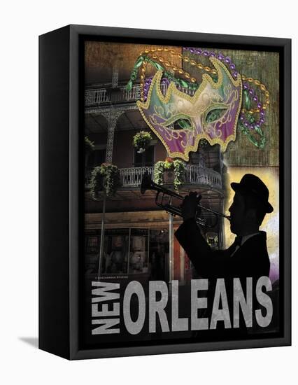 New Orleans-Todd Williams-Framed Stretched Canvas