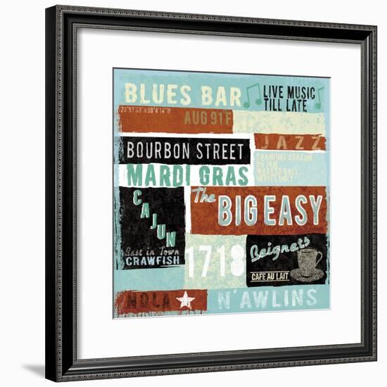 New Orleans-Tom Frazier-Framed Premium Giclee Print