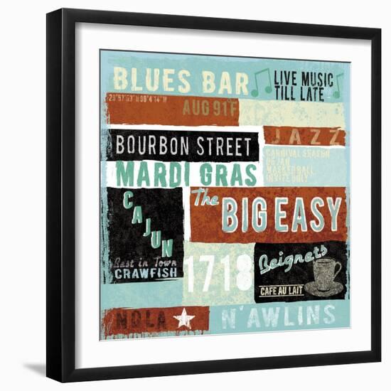 New Orleans-Tom Frazier-Framed Premium Giclee Print