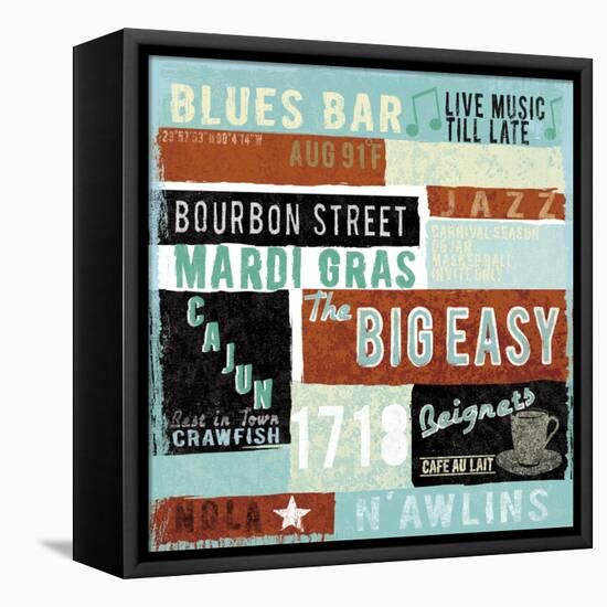 New Orleans-Tom Frazier-Framed Stretched Canvas