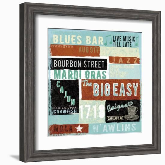 New Orleans-Tom Frazier-Framed Art Print