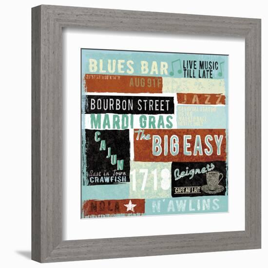 New Orleans-Tom Frazier-Framed Art Print