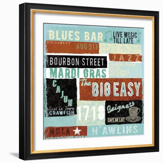 New Orleans-Tom Frazier-Framed Art Print