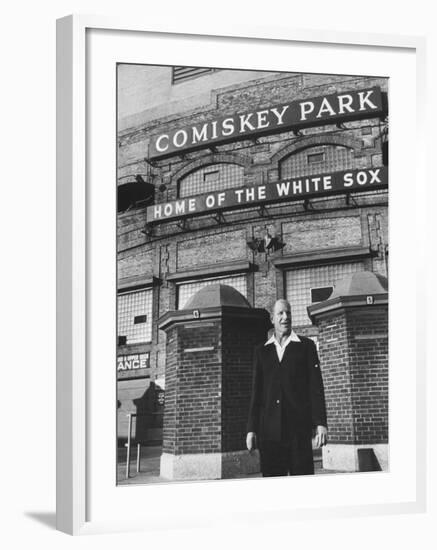 New Owner of the Chicago White Sox Bill Veeck-Francis Miller-Framed Premium Photographic Print