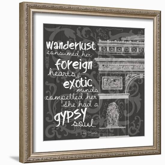 New Paris BW-Lauren Gibbons-Framed Art Print