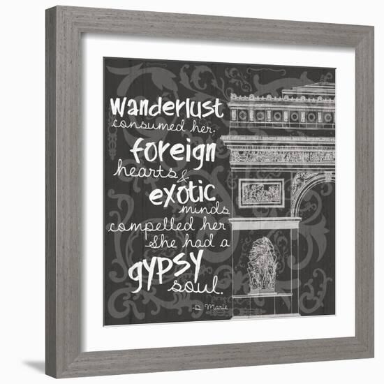 New Paris BW-Lauren Gibbons-Framed Art Print