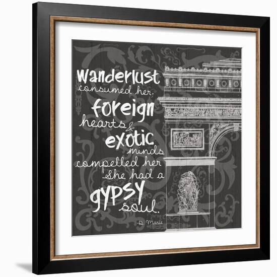 New Paris BW-Lauren Gibbons-Framed Art Print