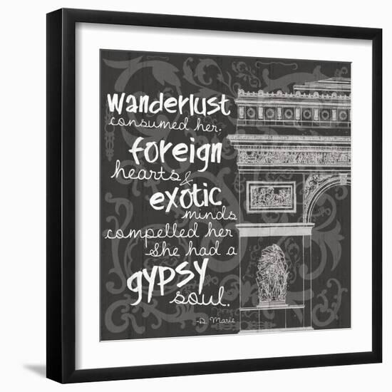 New Paris BW-Lauren Gibbons-Framed Art Print