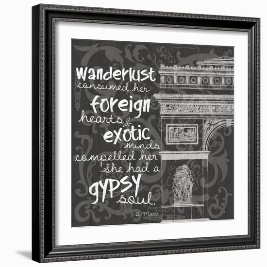 New Paris BW-Lauren Gibbons-Framed Art Print