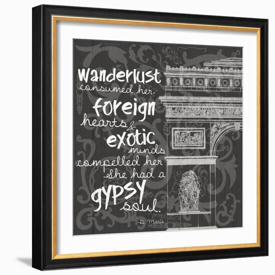 New Paris BW-Lauren Gibbons-Framed Art Print