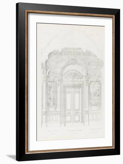 New Paris Opera: Project for the Hall of the Smoker-Charles Garnier-Framed Giclee Print