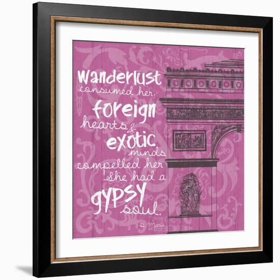 New Paris Pink 2-Lauren Gibbons-Framed Art Print