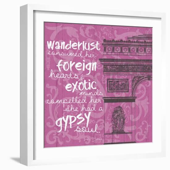 New Paris Pink 2-Lauren Gibbons-Framed Art Print