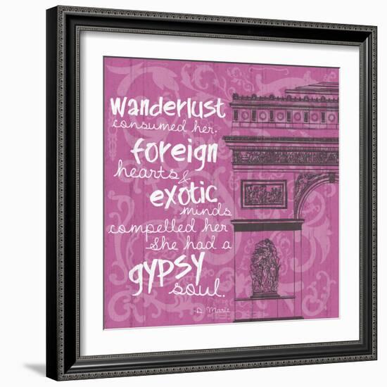 New Paris Pink 2-Lauren Gibbons-Framed Art Print