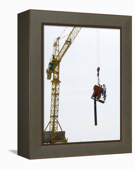 New Pier Under Construction, Santa Maria, Sal (Salt), Cape Verde Islands, Africa-R H Productions-Framed Premier Image Canvas