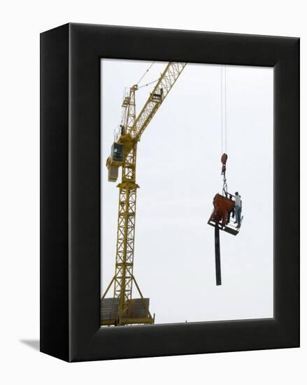 New Pier Under Construction, Santa Maria, Sal (Salt), Cape Verde Islands, Africa-R H Productions-Framed Premier Image Canvas