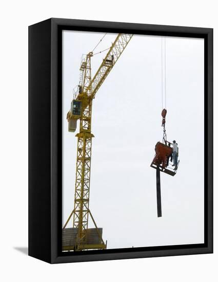 New Pier Under Construction, Santa Maria, Sal (Salt), Cape Verde Islands, Africa-R H Productions-Framed Premier Image Canvas