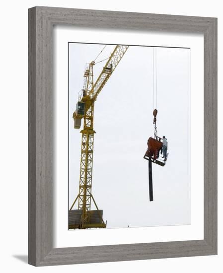 New Pier Under Construction, Santa Maria, Sal (Salt), Cape Verde Islands, Africa-R H Productions-Framed Photographic Print