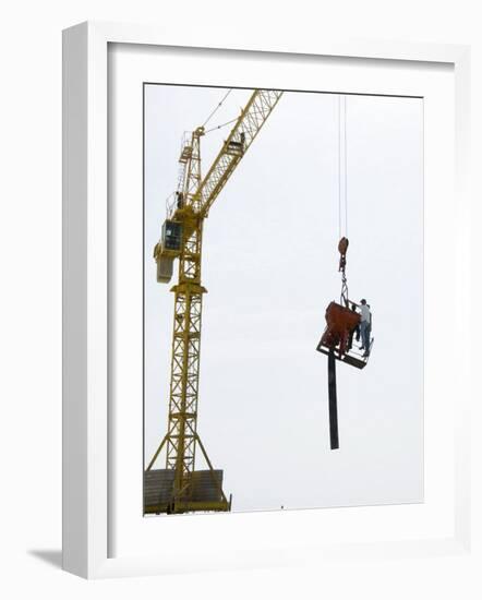 New Pier Under Construction, Santa Maria, Sal (Salt), Cape Verde Islands, Africa-R H Productions-Framed Photographic Print