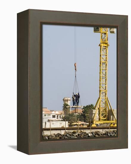 New Pier Under Construction, Santa Maria, Sal (Salt), Cape Verde Islands, Africa-R H Productions-Framed Premier Image Canvas