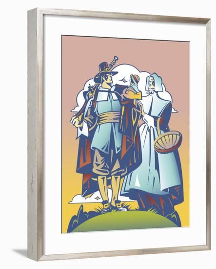 New Pilgrim-David Chestnutt-Framed Giclee Print