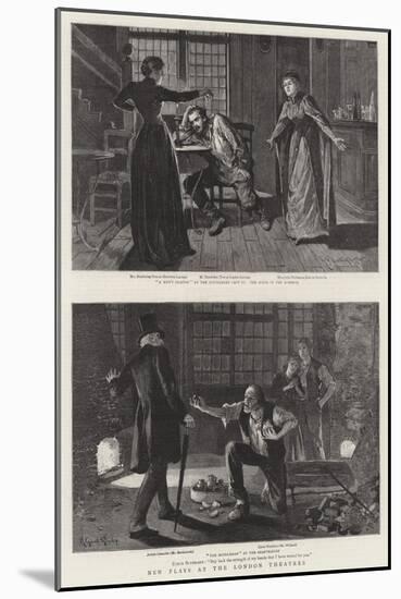 New Plays at the London Theatres-Henry Gillard Glindoni-Mounted Giclee Print