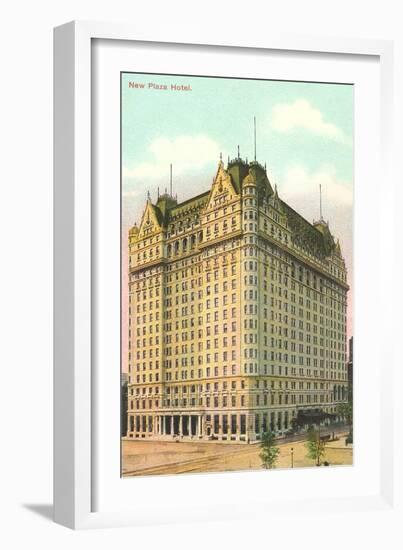 New Plaza Hotel, New York City-null-Framed Art Print