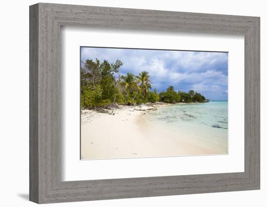 New Plymouth, beach, Green Turtle Cay, Abaco Islands, Bahamas, West Indies, Central America-Jane Sweeney-Framed Photographic Print