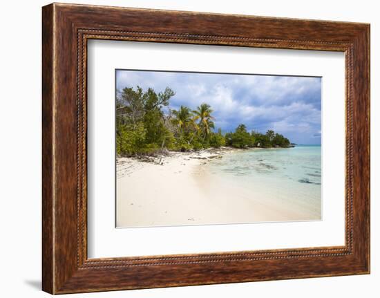 New Plymouth, beach, Green Turtle Cay, Abaco Islands, Bahamas, West Indies, Central America-Jane Sweeney-Framed Photographic Print