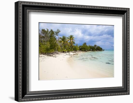 New Plymouth, beach, Green Turtle Cay, Abaco Islands, Bahamas, West Indies, Central America-Jane Sweeney-Framed Photographic Print