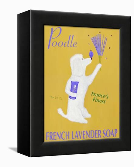 New Poodle Lavender-Ken Bailey-Framed Premier Image Canvas