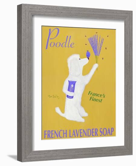 New Poodle Lavender-Ken Bailey-Framed Giclee Print