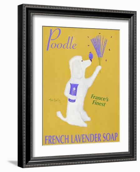 New Poodle Lavender-Ken Bailey-Framed Giclee Print