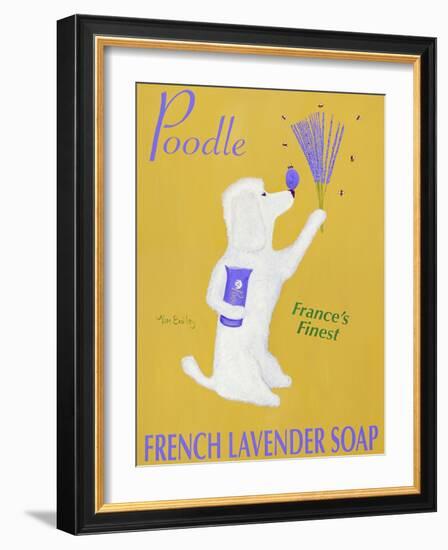 New Poodle Lavender-Ken Bailey-Framed Giclee Print