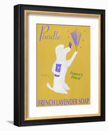 New Poodle Lavender-Ken Bailey-Framed Giclee Print