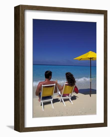 New Providence Beach View, Nassau, Bahamas, Caribbean-Greg Johnston-Framed Photographic Print